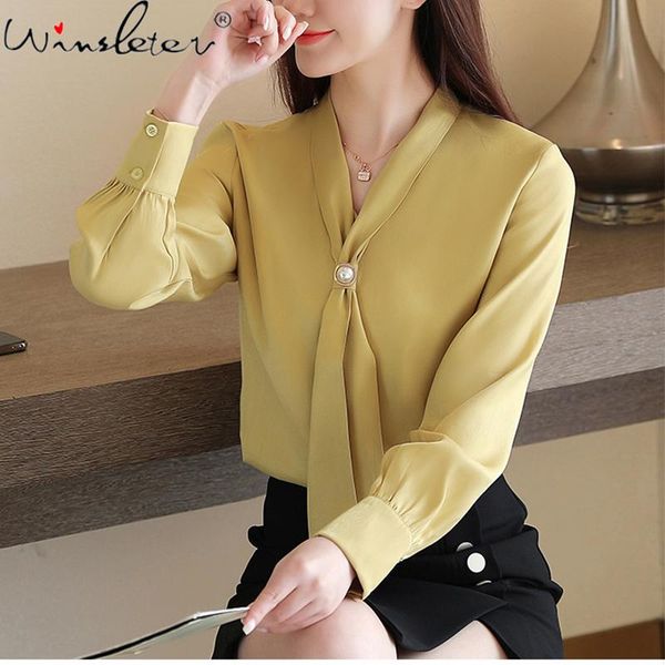 women's blouses & shirts women chiffon 2021 autumn mandarin collar long sleeve ribbon fashion all match t07302k, White
women's blouses & shirts women chiffon 2021 autumn mandarin collar long sleeve ribbon fashion all match t07302k, White