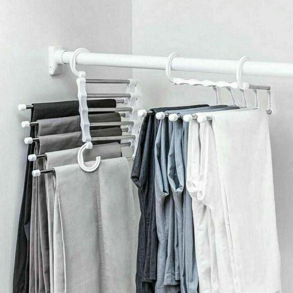 laundry bags 2021 est fashion 5 in 1 pant rack shelves stainless steel clothes hangers multi-functional wardrobe magic hanger
laundry bags 2021 est fashion 5 in 1 pant rack shelves stainless steel clothes hangers multi-functional wardrobe magic hanger