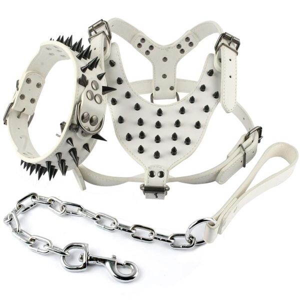 dog collars & leashes leather harness collar and chain leash set spiked vest for boxer black spikes medium large dogs pitbull matiffer
dog collars & leashes leather harness collar and chain leash set spiked vest for boxer black spikes medium large dogs pitbull matiffer