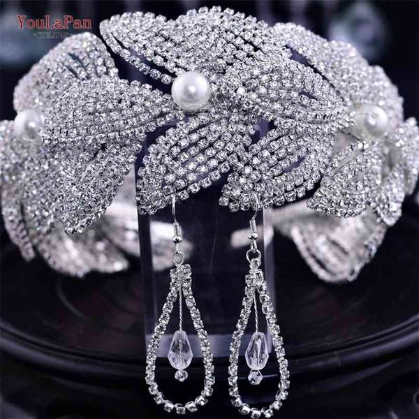 ueen hp366 bridal hair accessories sets cristal wedding headband headpieces tiaras and crowns 210707, Silver
ueen hp366 bridal hair accessories sets cristal wedding headband headpieces tiaras and crowns 210707, Silver