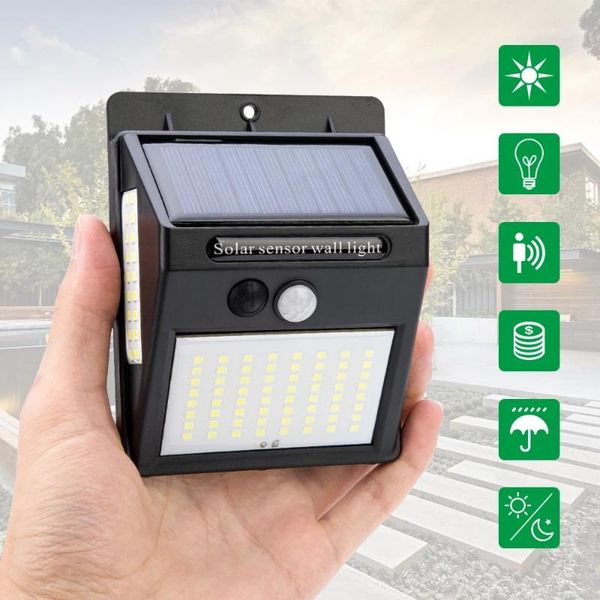 outdoor wall lamps 100 led solar light lamp pir motion sensor ip65 waterproof powered sunlight for garden decoration
outdoor wall lamps 100 led solar light lamp pir motion sensor ip65 waterproof powered sunlight for garden decoration