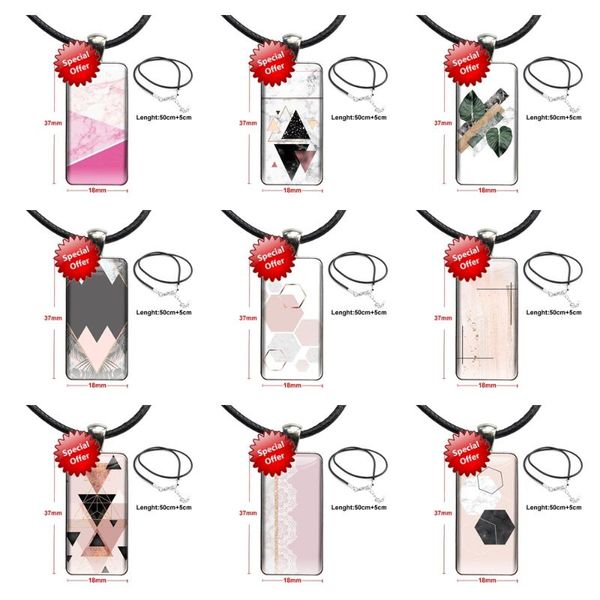 pendant necklaces buy for wedding marble line luxury steel color glass cabochon with rectangle shaped choker necklace, Silver
pendant necklaces buy for wedding marble line luxury steel color glass cabochon with rectangle shaped choker necklace, Silver
