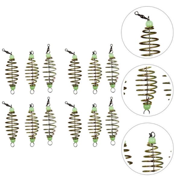 36 pcs carp feeder carbon steel spring bait feeder cage with luminous bead 
36 pcs carp feeder carbon steel spring bait feeder cage with luminous bead