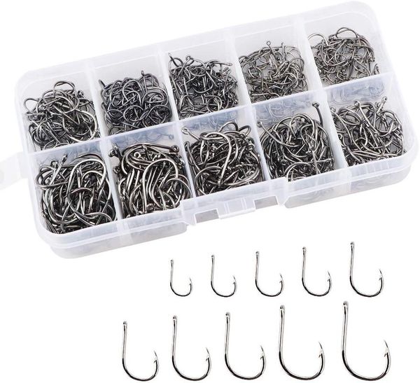 fishing hooks freshwater saltwater large size set, worm soft bait offset jig fishhooks
fishing hooks freshwater saltwater large size set, worm soft bait offset jig fishhooks