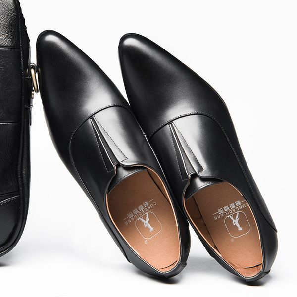 men's business suits must-have luxury korean-style pointed toe shoes, shoes increased nd37, Black
men's business suits must-have luxury korean-style pointed toe shoes, shoes increased nd37, Black