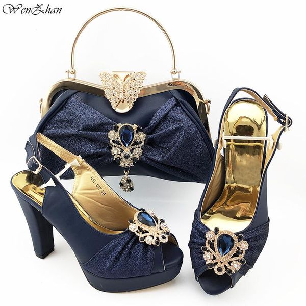 dress shoes est super high heels nigerian women and bag to match deep blue party peep toe with matching set 38-43 b05-11, Black
dress shoes est super high heels nigerian women and bag to match deep blue party peep toe with matching set 38-43 b05-11, Black
