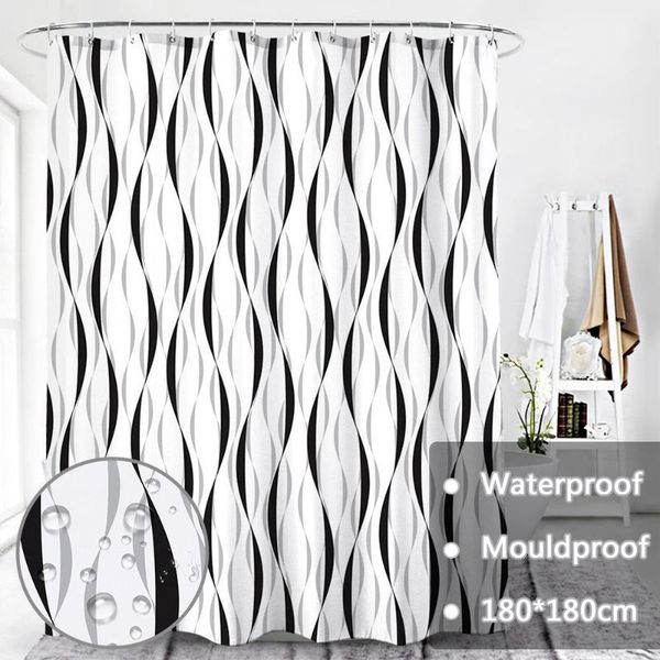 shower curtains 3d geometric wave vertical stripes curtain polyester fabric with 12 hooks mildew-proof quick-drying
shower curtains 3d geometric wave vertical stripes curtain polyester fabric with 12 hooks mildew-proof quick-drying