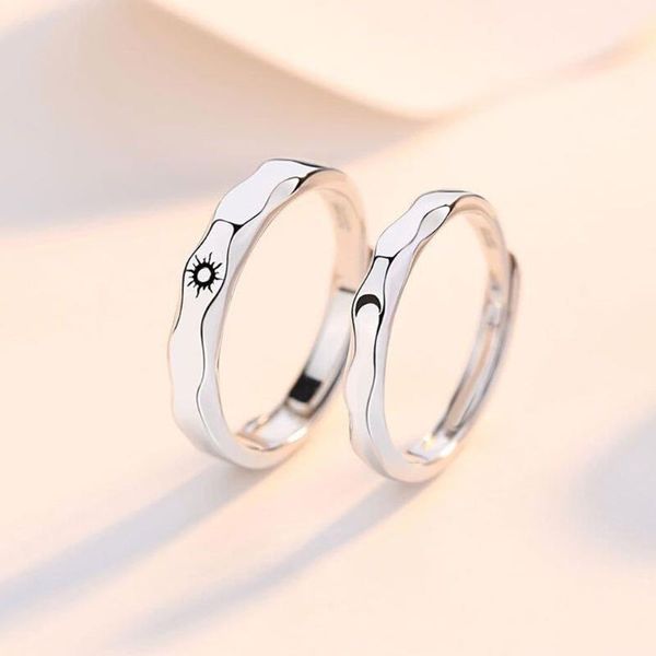 cluster rings 1 pair sun moon lover couple set promise wedding bands men women jewellery, Golden;silver
cluster rings 1 pair sun moon lover couple set promise wedding bands men women jewellery, Golden;silver