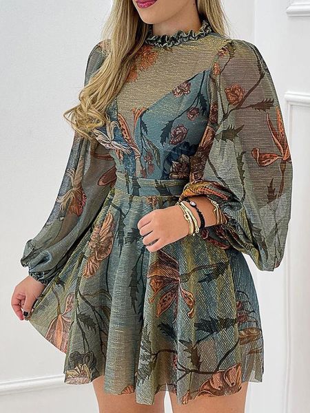 casual dresses print floral dress women y2k lantern sleeve frill hem mesh party boho, Black;gray
casual dresses print floral dress women y2k lantern sleeve frill hem mesh party boho, Black;gray