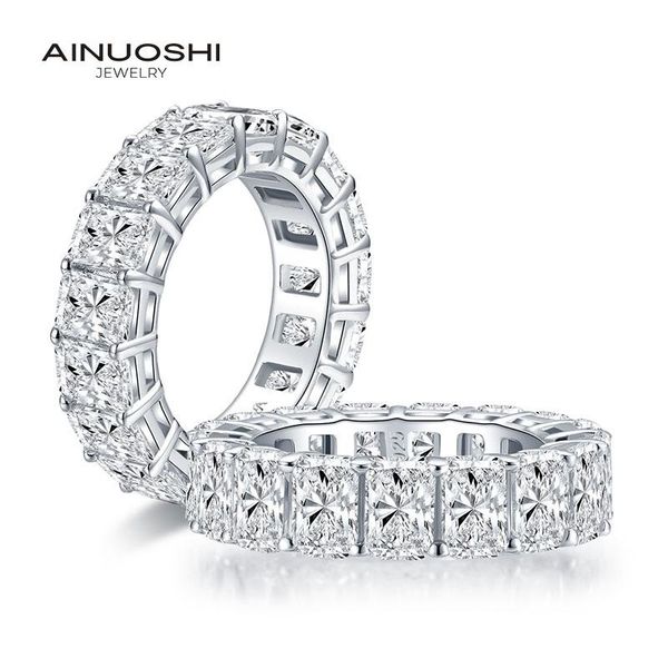 cluster rings ainuoshi 6x4mm radiant cut full eternity ring for women 925 sterling silver sona simulated diamond wedding band, Golden;silver
cluster rings ainuoshi 6x4mm radiant cut full eternity ring for women 925 sterling silver sona simulated diamond wedding band, Golden;silver