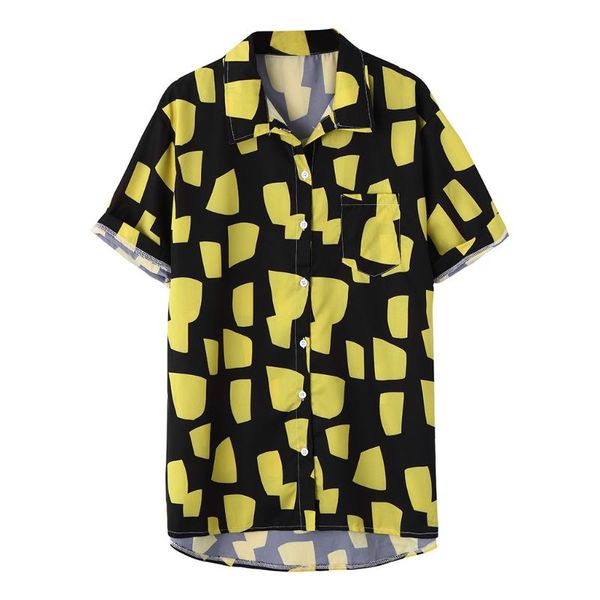 men's t-shirts 2021 men fashion collar stripe short sleeve loose hawaiian korean turn-down shirt clothing soft comfortable z712, White;black
men's t-shirts 2021 men fashion collar stripe short sleeve loose hawaiian korean turn-down shirt clothing soft comfortable z712, White;black