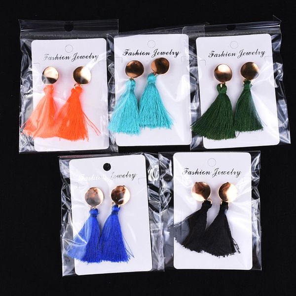 stud ppg&pgg bohemian tassel drop earrings fashion black white red green silk fabric fringe earring for women, Golden;silver
stud ppg&pgg bohemian tassel drop earrings fashion black white red green silk fabric fringe earring for women, Golden;silver