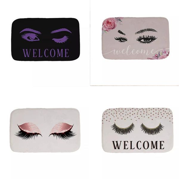 carpets 3d mats creative rose golden eyelashes matswashed welcome door mat glitter decorative pads modern printing long carpet
carpets 3d mats creative rose golden eyelashes matswashed welcome door mat glitter decorative pads modern printing long carpet