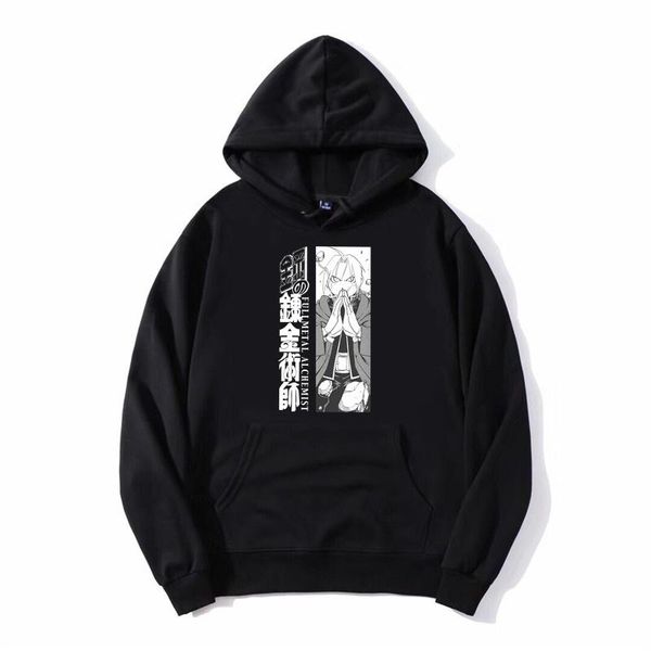 men's hoodies & sweatshirts fashion full metal alchemist ed ward anime manga men hooded sweatshirt fleece streetwear jacket, Black
men's hoodies & sweatshirts fashion full metal alchemist ed ward anime manga men hooded sweatshirt fleece streetwear jacket, Black