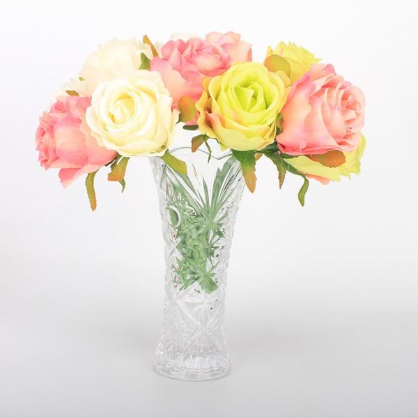 jiyi 7heads/bouquet romantic artificial flower vivid flores artificiales fake silk rose table decor party wedding decoration
jiyi 7heads/bouquet romantic artificial flower vivid flores artificiales fake silk rose table decor party wedding decoration