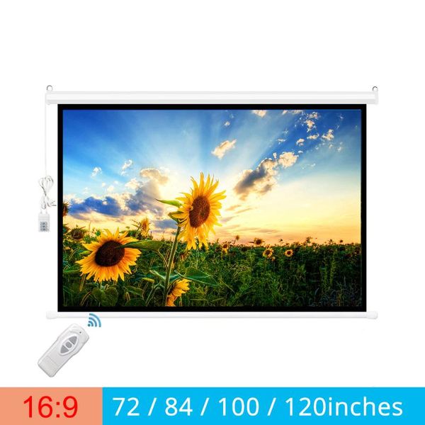 projection screens touyinger 16:9 72/84/100/120inches electric screen for projector curtains motorized all led lcd dlp laser
projection screens touyinger 16:9 72/84/100/120inches electric screen for projector curtains motorized all led lcd dlp laser