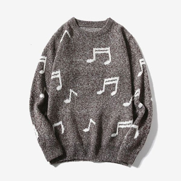sweaters knit 2021 korean note men's sweater fashion slim round neck youth wear, White;black
sweaters knit 2021 korean note men's sweater fashion slim round neck youth wear, White;black