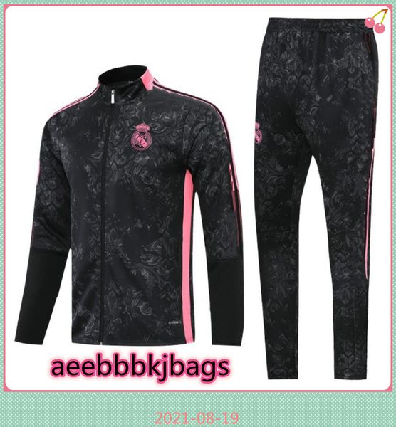 21 22 real madrid chandal de futbol football tracksuit jacket 2021 2022 hazard benzema modric jogging soccer training suit, Black
21 22 real madrid chandal de futbol football tracksuit jacket 2021 2022 hazard benzema modric jogging soccer training suit, Black