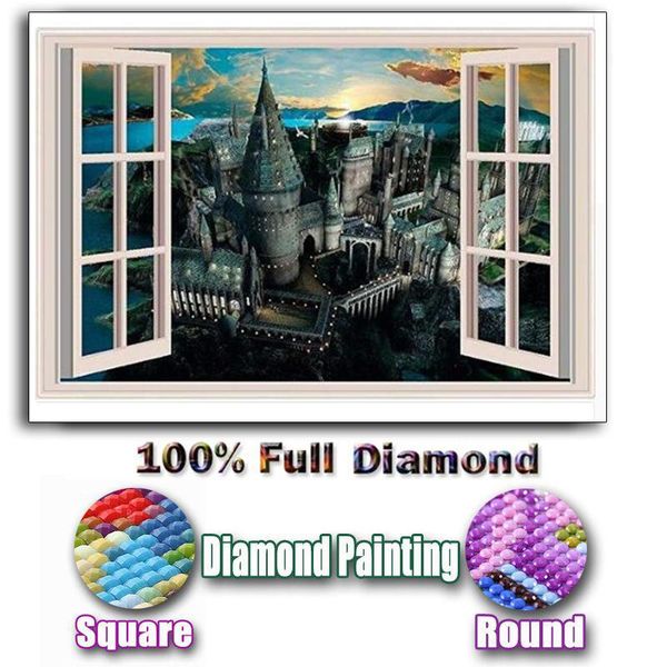 diamond painting 5d diy painting,cross stitch,hogwarts window view full square mosaic embroidery art deco gift
diamond painting 5d diy painting,cross stitch,hogwarts window view full square mosaic embroidery art deco gift