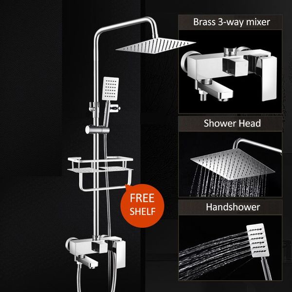 bathroom shower sets vidric chrome faucets set bathtub mixer tap with hook commodity shelf 3-way torneira
bathroom shower sets vidric chrome faucets set bathtub mixer tap with hook commodity shelf 3-way torneira