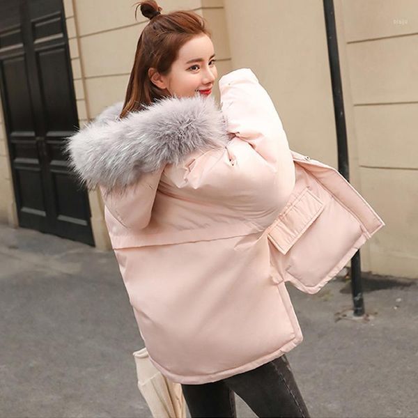 women's down & parkas 2021 winter women casual coat fashion hooded outerwear female warm jacket ladies basic solid color loose cotton n, Black
women's down & parkas 2021 winter women casual coat fashion hooded outerwear female warm jacket ladies basic solid color loose cotton n, Black