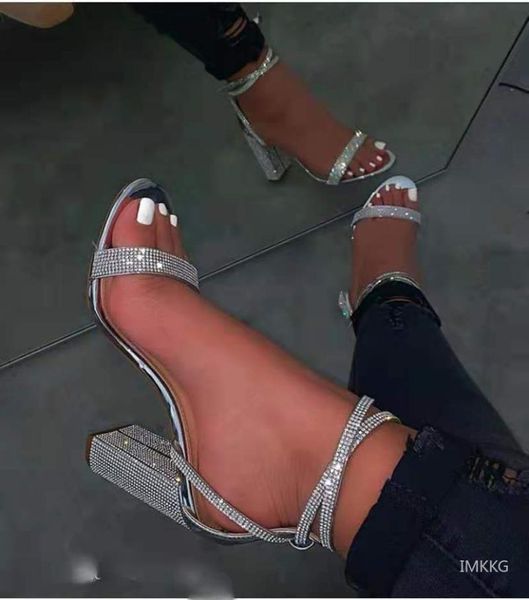 sandals 2021 bling women's shoes fashion summer rhinestone thick-heeled high heel ankle strap wedding size 43, Black
sandals 2021 bling women's shoes fashion summer rhinestone thick-heeled high heel ankle strap wedding size 43, Black