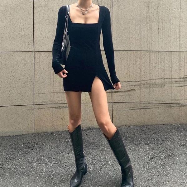 casual dresses elegant velvet women dress elegent split femme party long sleeve gothic basic bodycon soild autumn spring 2021 bottoming, Black;gray
casual dresses elegant velvet women dress elegent split femme party long sleeve gothic basic bodycon soild autumn spring 2021 bottoming, Black;gray