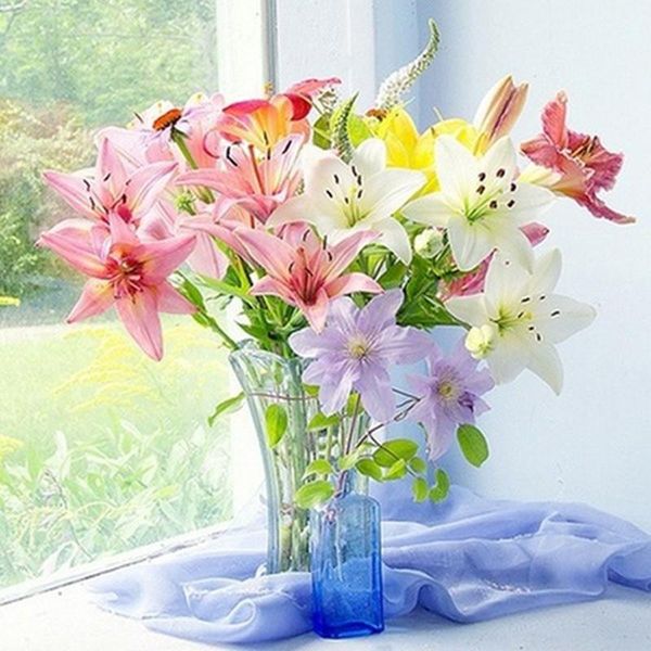 diamond painting diy cross stitch crystal needlework square full embroidery lily flower living room decoration for gift
diamond painting diy cross stitch crystal needlework square full embroidery lily flower living room decoration for gift