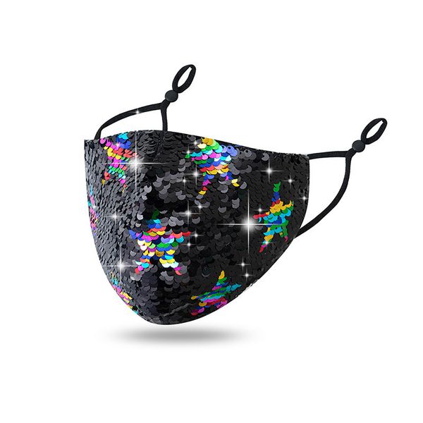 fashion face mask bling bling face masks breathable dust-proof glitter stars sequins adjustable mask cycling mask 5 colors
fashion face mask bling bling face masks breathable dust-proof glitter stars sequins adjustable mask cycling mask 5 colors