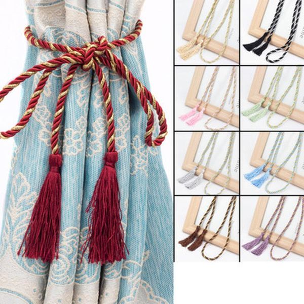 2pc/set tieback curtain solid color tassels tiebacks for curtains 4 colors polyester tie backs home accessories decorative
2pc/set tieback curtain solid color tassels tiebacks for curtains 4 colors polyester tie backs home accessories decorative