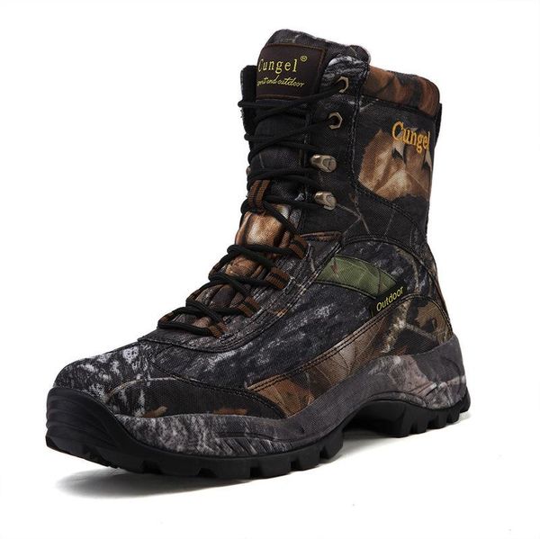 dress shoes outdoor climbing men's large size camouflage boots non-slip anti-collision fashion all-match high-top, Black
dress shoes outdoor climbing men's large size camouflage boots non-slip anti-collision fashion all-match high-top, Black