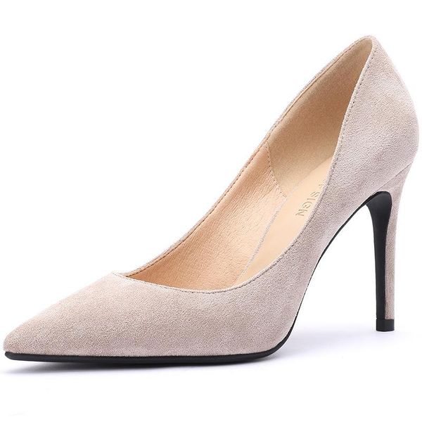 dress shoes 2021 women pumps flock super high heel 9.5cm thin heels pointed toe women's fashion office wedding party, Black
dress shoes 2021 women pumps flock super high heel 9.5cm thin heels pointed toe women's fashion office wedding party, Black
