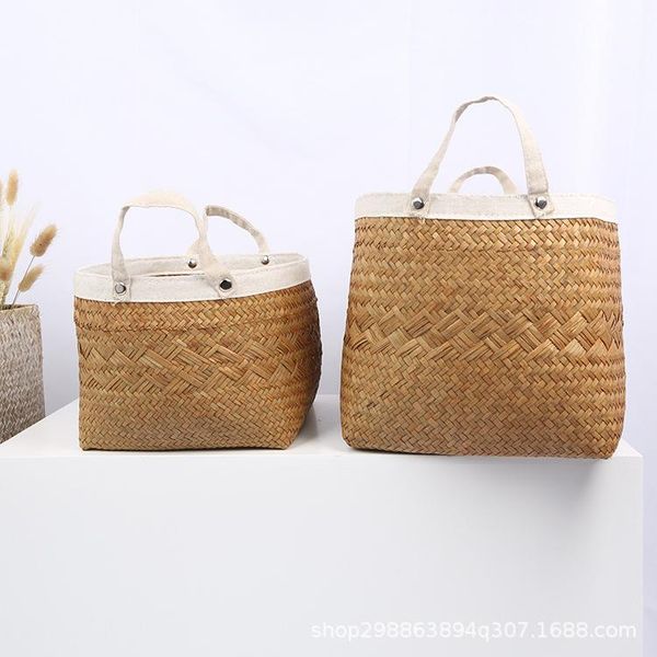 laundry bags rustic seagrass weave miscellaneous clothing organization hands carry storage basket
laundry bags rustic seagrass weave miscellaneous clothing organization hands carry storage basket