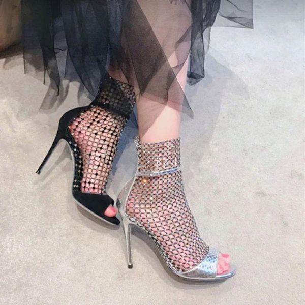 dress shoes 2021 rhinestone cool boots mesh fine heel high heels buckle with open toe roman sandals women fashion and personality, Black
dress shoes 2021 rhinestone cool boots mesh fine heel high heels buckle with open toe roman sandals women fashion and personality, Black