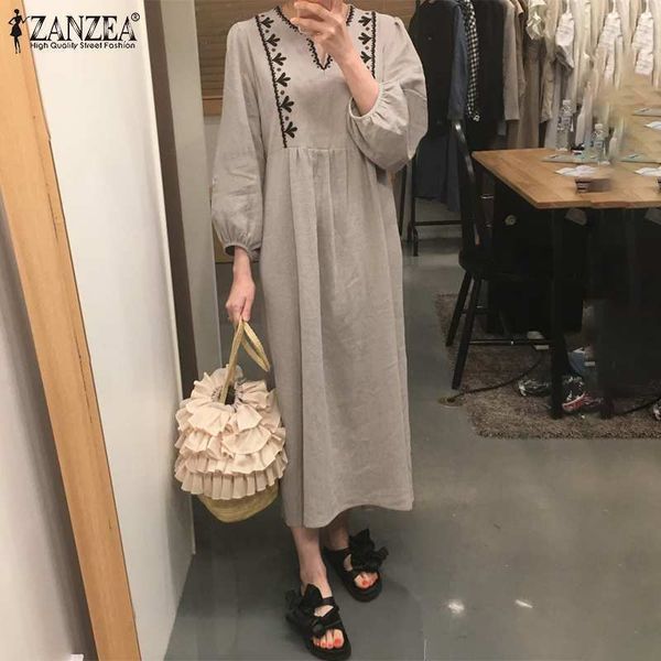new zanzea bohemian embroidery robe female sleeve cotton vestidos casual beach v neck es womens 2021 spring long 5xl ir5b, Black;gray
new zanzea bohemian embroidery robe female sleeve cotton vestidos casual beach v neck es womens 2021 spring long 5xl ir5b, Black;gray