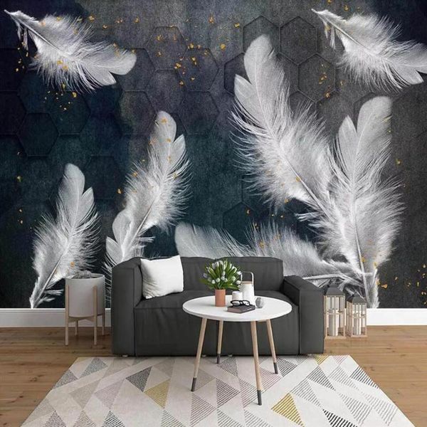 wallpapers custom mural wallpaper 3d nordic minimalist blue watercolor background wall white feather decorative painting
wallpapers custom mural wallpaper 3d nordic minimalist blue watercolor background wall white feather decorative painting