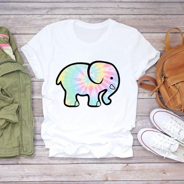 women 2021 cartoon rainbow color summer fall elephant clothes lady t-shirts womens t shirt ladies graphic female tee t-shirt, White
women 2021 cartoon rainbow color summer fall elephant clothes lady t-shirts womens t shirt ladies graphic female tee t-shirt, White