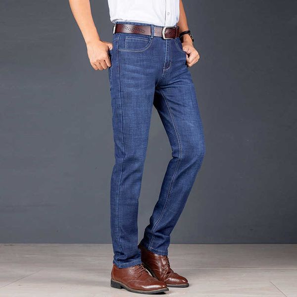 jeans men's autumn loose straight high waist casual fashion versatile busins long pants winter, Blue
jeans men's autumn loose straight high waist casual fashion versatile busins long pants winter, Blue