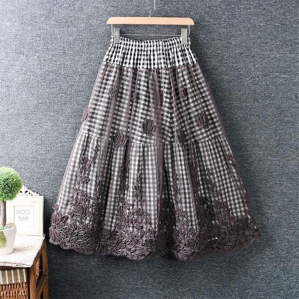 skirts 2021 spring women cotton linen skirt japan style mori girl fresh elastic waist organza embroidery long, Black
skirts 2021 spring women cotton linen skirt japan style mori girl fresh elastic waist organza embroidery long, Black