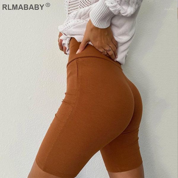 women ribbed shorts summer high waist sport biker casual solid color bodycon home lady women's, White;black
women ribbed shorts summer high waist sport biker casual solid color bodycon home lady women's, White;black
