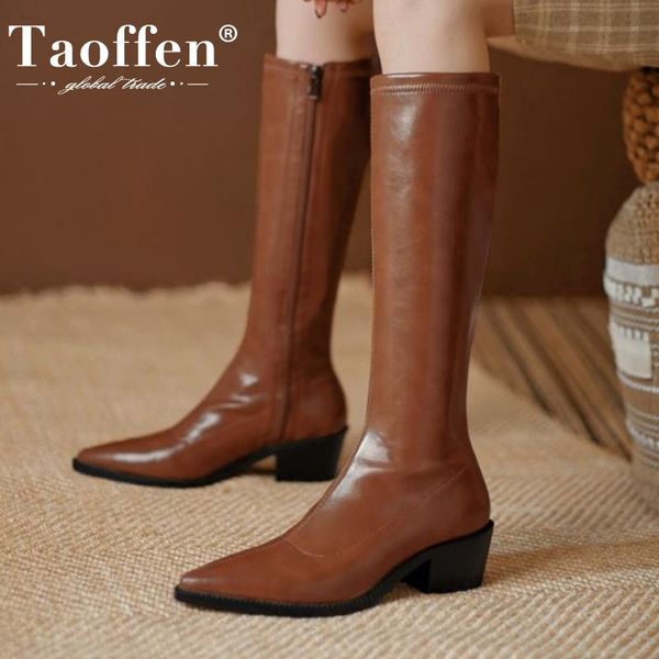 boots taoffen women knee high strange heels shoes fashion cool daily office lady casual female footwear size 34-43, Black
boots taoffen women knee high strange heels shoes fashion cool daily office lady casual female footwear size 34-43, Black