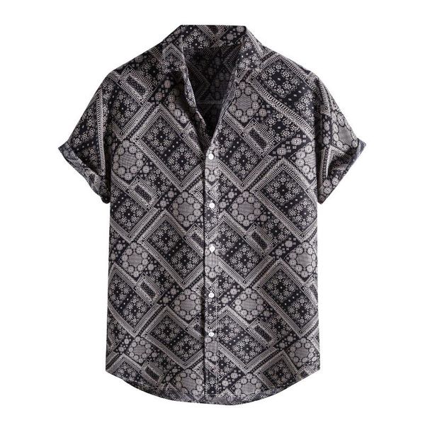 men's casual shirts summer lapel print short sleeve shirt blouse brand men clothing hawaiian style camisa masculina, White;black
men's casual shirts summer lapel print short sleeve shirt blouse brand men clothing hawaiian style camisa masculina, White;black