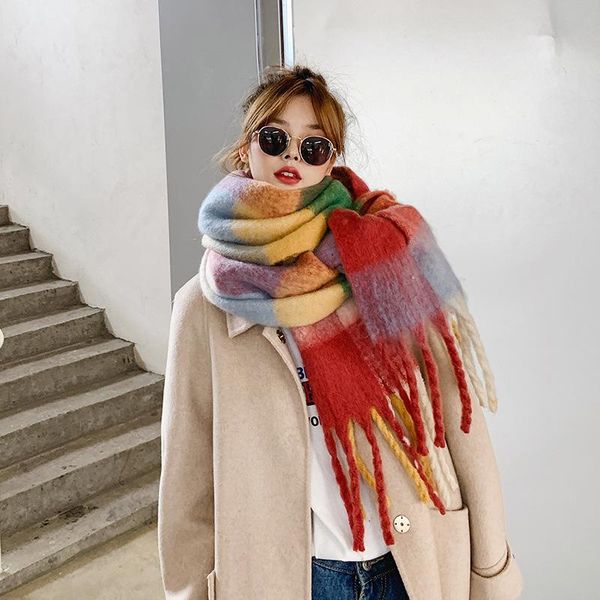 scarves 2021 women double-sided imitation cashmere scarf neckerchief female warm thick blanket and shawls pashmina foulard, Blue;gray
scarves 2021 women double-sided imitation cashmere scarf neckerchief female warm thick blanket and shawls pashmina foulard, Blue;gray