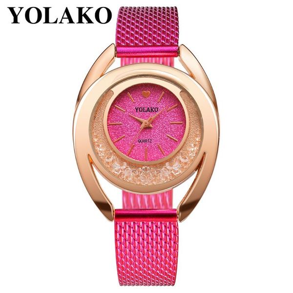 wristwatches yolako women watches bracelet quartz clock ladies relogio feminino diamond, Slivery;brown
wristwatches yolako women watches bracelet quartz clock ladies relogio feminino diamond, Slivery;brown