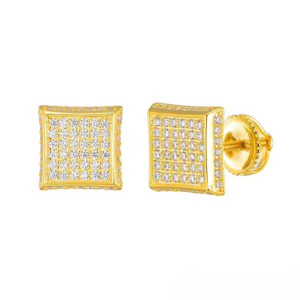 men women hip hop screwback stud earrings new yellow gold color white zircon square earrings jewelry, Golden;silver
men women hip hop screwback stud earrings new yellow gold color white zircon square earrings jewelry, Golden;silver
