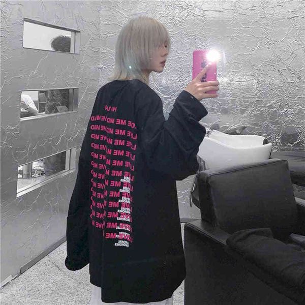 women's t-shirt camiseta feminina estilo coreano, camiseta de manga longa para mulheres, com estampa letras escuras, harajuku street, o, White
women's t-shirt camiseta feminina estilo coreano, camiseta de manga longa para mulheres, com estampa letras escuras, harajuku street, o, White