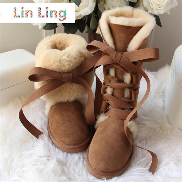 boots 2021 linling high snow genuine sheepskin real fur 100% wool women winter brand, Black
boots 2021 linling high snow genuine sheepskin real fur 100% wool women winter brand, Black