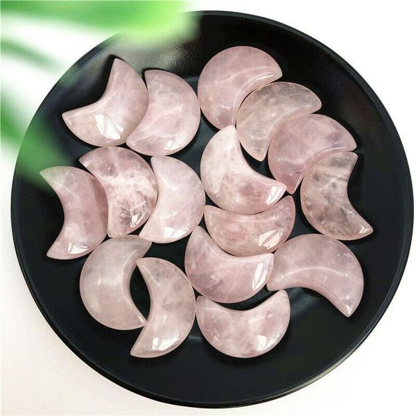 decorative objects & figurines 1pc natural pink quartz crystal moon shaped gemstone healing polished stones and minerals
decorative objects & figurines 1pc natural pink quartz crystal moon shaped gemstone healing polished stones and minerals