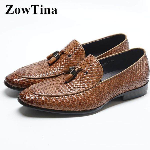 dress shoes brown weave leather men party tassel decor tenis zapatos de homre black sapato mocasines hombre social office flats
dress shoes brown weave leather men party tassel decor tenis zapatos de homre black sapato mocasines hombre social office flats