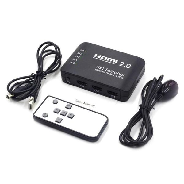 audio cables & connectors low consumption 2.0 5x1 high-definition video switcher supports 4k 60hz
audio cables & connectors low consumption 2.0 5x1 high-definition video switcher supports 4k 60hz